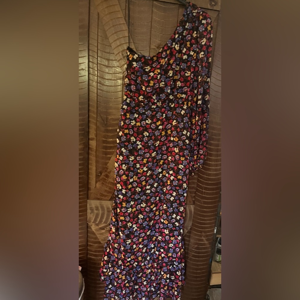 ASTR The Label one shoulder Calista midi dress from Nordstrom size L - Picture 8 of 16